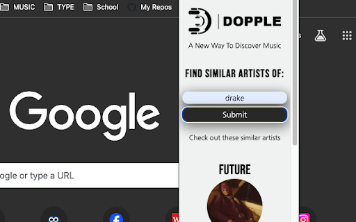 Dopple  from Chrome web store to be run with OffiDocs Chromium online