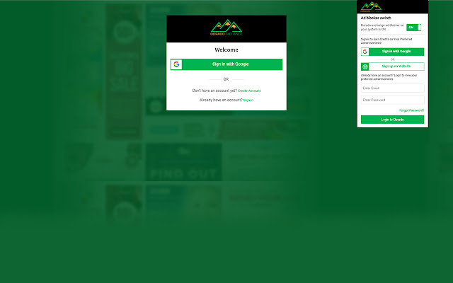 Dorado Ad Manager Beta  from Chrome web store to be run with OffiDocs Chromium online
