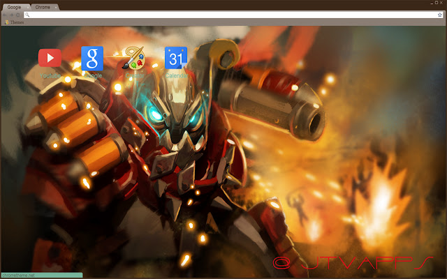 Tema Dota 2 Battletrap da Chrome Web Store para ser executado com OffiDocs Chromium online