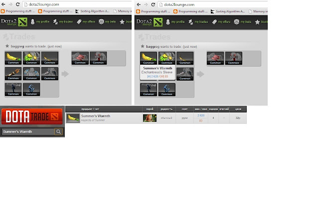 Dota2Lounge items checker  from Chrome web store to be run with OffiDocs Chromium online