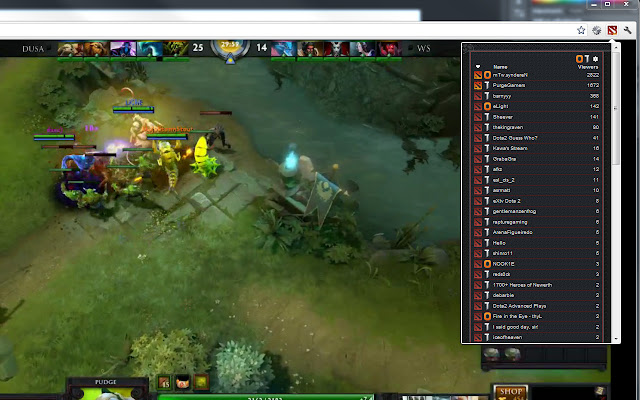 Dota 2 Stream Browser  from Chrome web store to be run with OffiDocs Chromium online