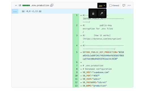 dotenvx  from Chrome web store to be run with OffiDocs Chromium online