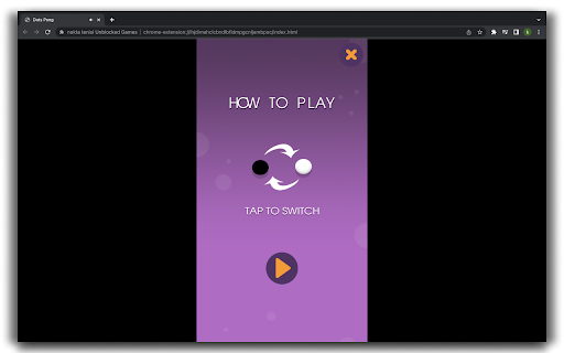 Dots Pong HTML5 Game  from Chrome web store to be run with OffiDocs Chromium online