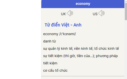 Double Click Dictionary  from Chrome web store to be run with OffiDocs Chromium online