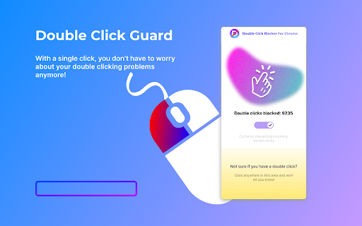 Double Click Guard  from Chrome web store to be run with OffiDocs Chromium online
