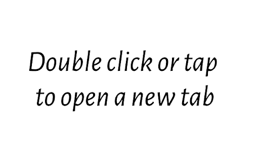 Double Click or Tap to Open in New Tab  from Chrome web store to be run with OffiDocs Chromium online