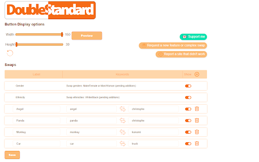 DoubleStandard  from Chrome web store to be run with OffiDocs Chromium online