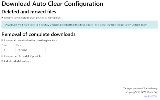 Download Auto Clear  from Chrome web store to be run with OffiDocs Chromium online