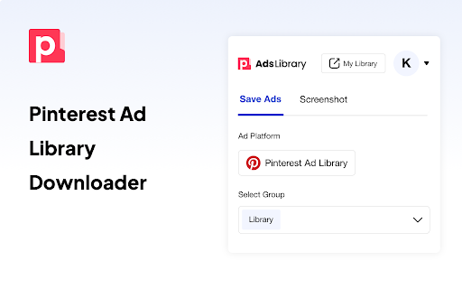 Download Facebook  Pinterest ad examples  from Chrome web store to be run with OffiDocs Chromium online