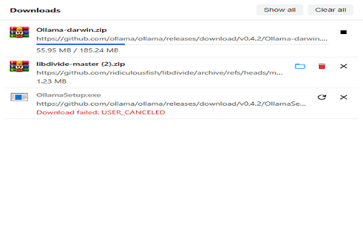Download Helper  from Chrome web store to be run with OffiDocs Chromium online