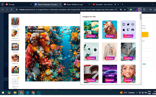 Download Images Gallery Picker  from Chrome web store to be run with OffiDocs Chromium online