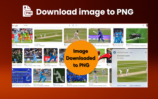 Download image to PNG  from Chrome web store to be run with OffiDocs Chromium online