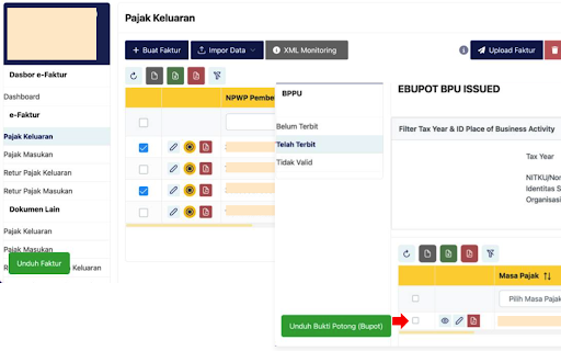Download Masal Coretax  from Chrome web store to be run with OffiDocs Chromium online