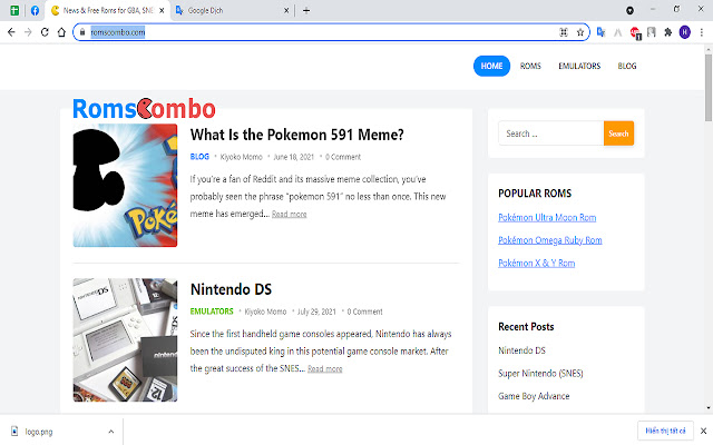 Download rom  emulators  from Chrome web store to be run with OffiDocs Chromium online