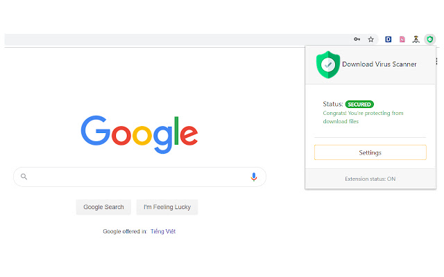 Download Virus Scanner  from Chrome web store to be run with OffiDocs Chromium online