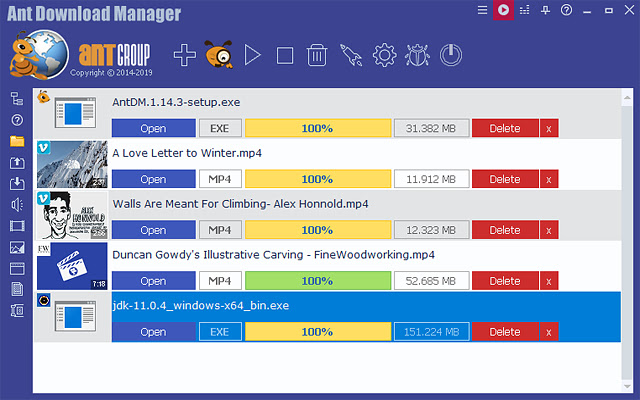 Download with Ant Download Manager  from Chrome web store to be run with OffiDocs Chromium online