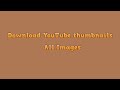 Download YouTube or Vimeo thumbnails  from Chrome web store to be run with OffiDocs Chromium online