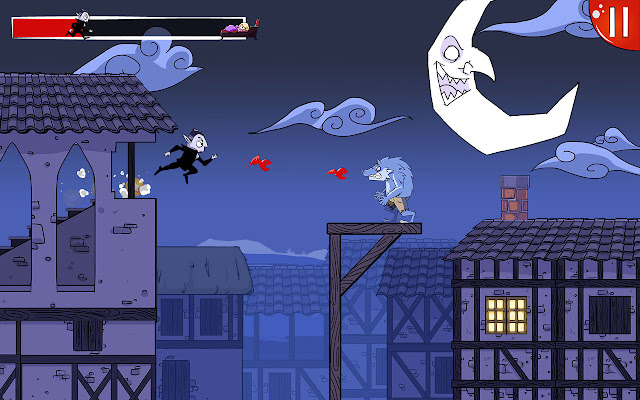 Dracula Quest: run for blood !  from Chrome web store to be run with OffiDocs Chromium online