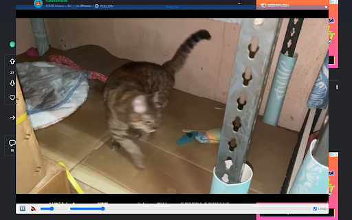 Draggable Video Resizer  from Chrome web store to be run with OffiDocs Chromium online