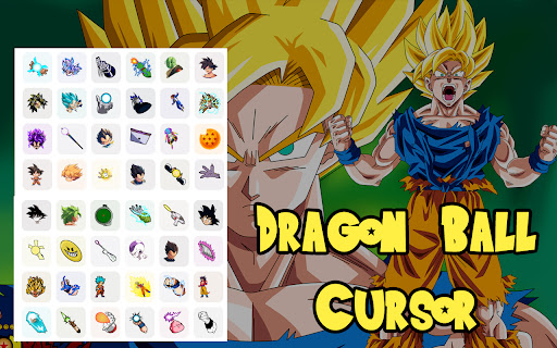 Dragon Ball Cursor Custom Anime Cursor for Chrome  from Chrome web store to be run with OffiDocs Chromium online