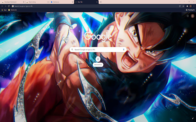 Dragon Ball Wallpaper Theme  from Chrome web store to be run with OffiDocs Chromium online