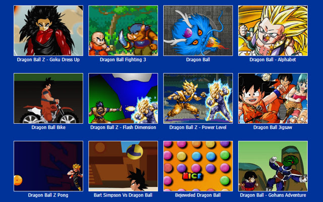 Dragon Ball Z Games  from Chrome web store to be run with OffiDocs Chromium online