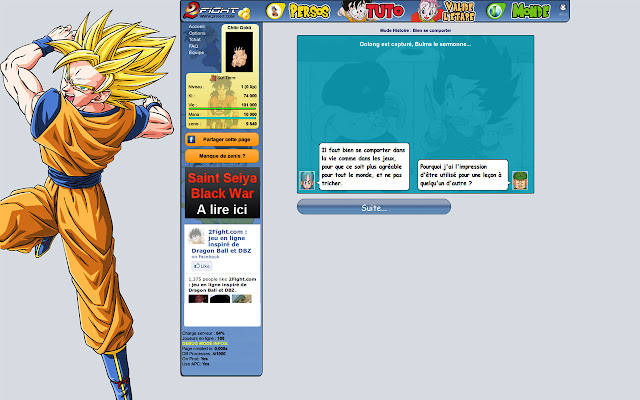 Dragon Ball Z mmorpg game !  from Chrome web store to be run with OffiDocs Chromium online