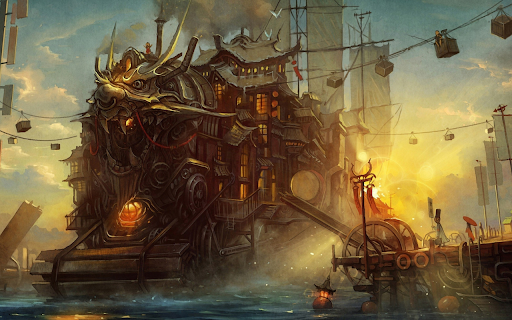 Dragon Ship Harbor  from Chrome web store to be run with OffiDocs Chromium online