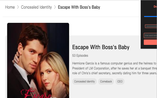 DramaBox Stream Drama Shorts  from Chrome web store to be run with OffiDocs Chromium online