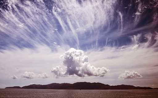 Dramatic Sky Over Island  from Chrome web store to be run with OffiDocs Chromium online