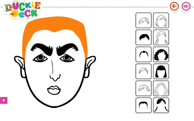 Drawing Games Portrait at Duckie Deck  from Chrome web store to be run with OffiDocs Chromium online