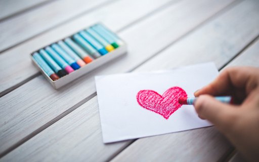 Draw love  from Chrome web store to be run with OffiDocs Chromium online