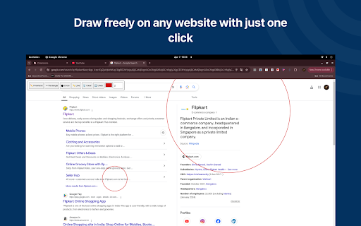 Draw On Any Web Page  from Chrome web store to be run with OffiDocs Chromium online