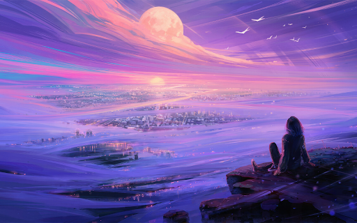 Dreaming Above the City of Lights  from Chrome web store to be run with OffiDocs Chromium online
