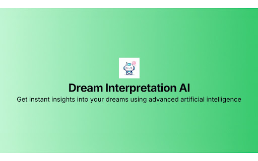 Dream Interpretation AI from Chrome web store to be run with OffiDocs Chromium online Dream Interpretation AI from Chrome web store to be run with OffiDocs Chromium online