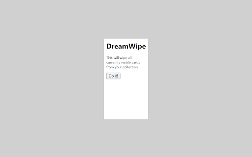 DreamWipe  from Chrome web store to be run with OffiDocs Chromium online