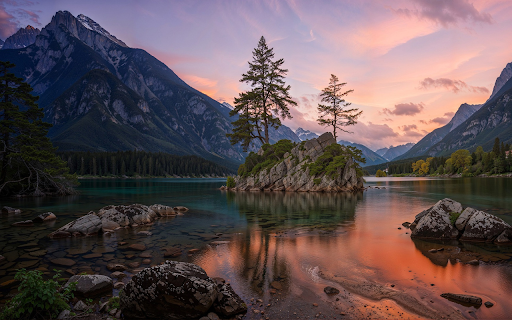 Dreamy fairyland lake  from Chrome web store to be run with OffiDocs Chromium online