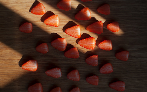 Dried strawberries  from Chrome web store to be run with OffiDocs Chromium online