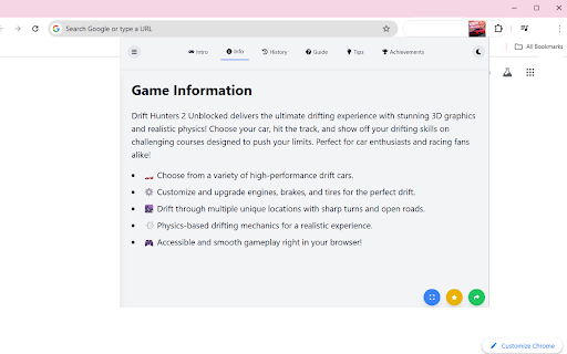Drift Hunters 2 Unblocked  from Chrome web store to be run with OffiDocs Chromium online