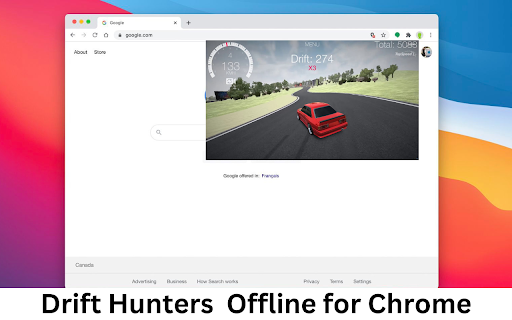 Drift Hunters Offline  from Chrome web store to be run with OffiDocs Chromium online
