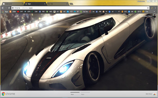 Drifting koenigsegg Agera R SuperCar  from Chrome web store to be run with OffiDocs Chromium online