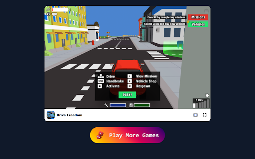 Drive Freedom Game Customize Your Ride and Smash Through the City!  from Chrome web store to be run with OffiDocs Chromium online