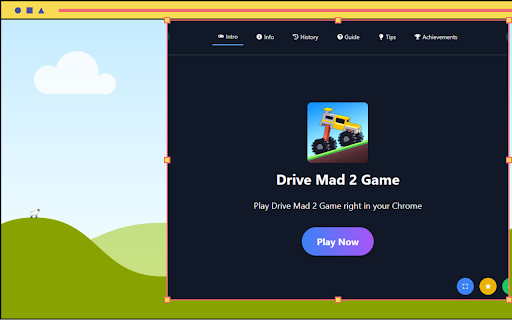 Drive Mad 2 Game  from Chrome web store to be run with OffiDocs Chromium online