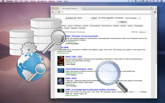 Drive Search, Search for Drive  from Chrome web store to be run with OffiDocs Chromium online