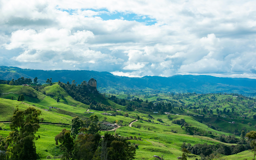 Drone Shot of a Scenic Countryside  from Chrome web store to be run with OffiDocs Chromium online