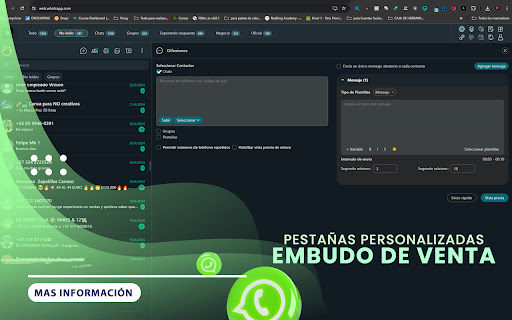 DropCRM  from Chrome web store to be run with OffiDocs Chromium online