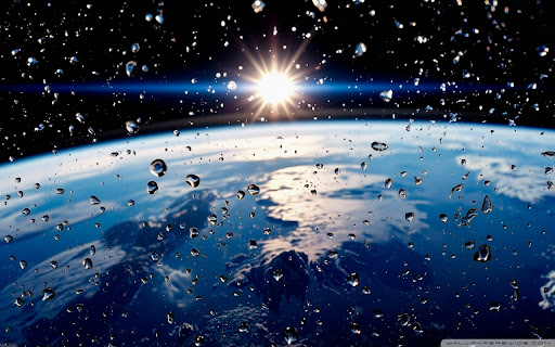 Droplets Over the Blue Planet  from Chrome web store to be run with OffiDocs Chromium online