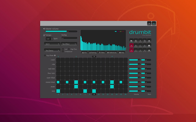 drumbit Plus  from Chrome web store to be run with OffiDocs Chromium online