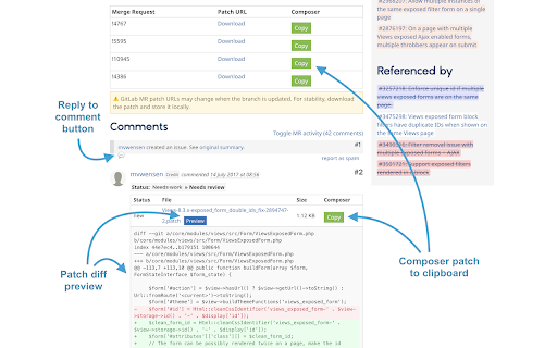 Drupal Tooler  from Chrome web store to be run with OffiDocs Chromium online
