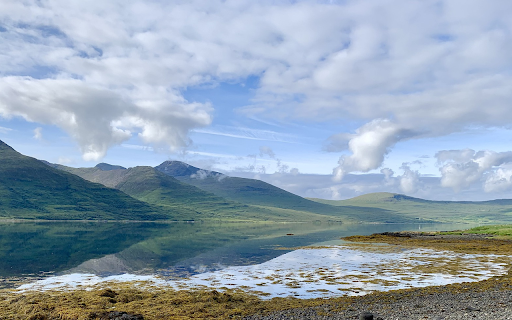 Dry lake next to the mountain  from Chrome web store to be run with OffiDocs Chromium online
